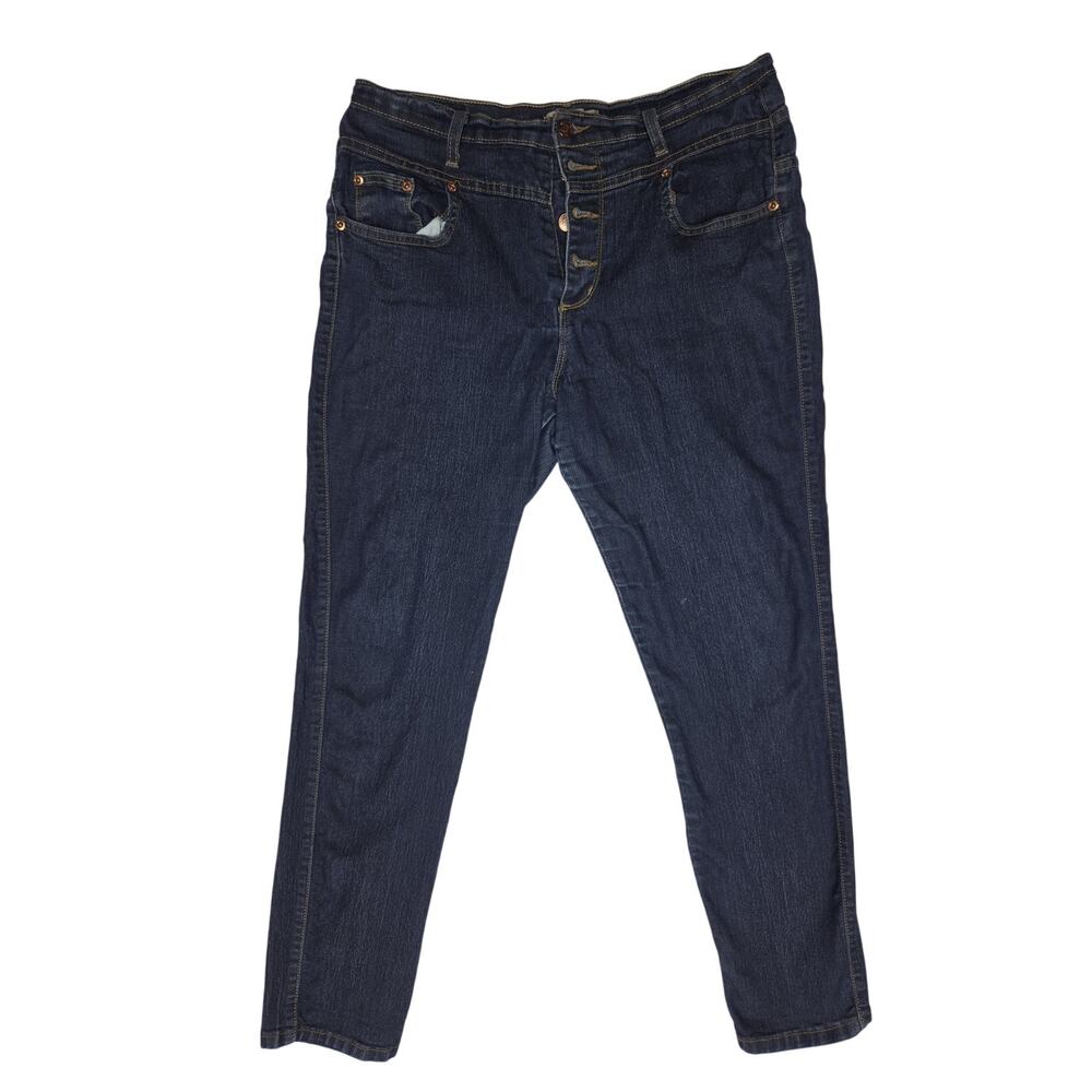 Judy Blue Dark Wash Stretch Denim Jeans Women Size 15 Style 70141